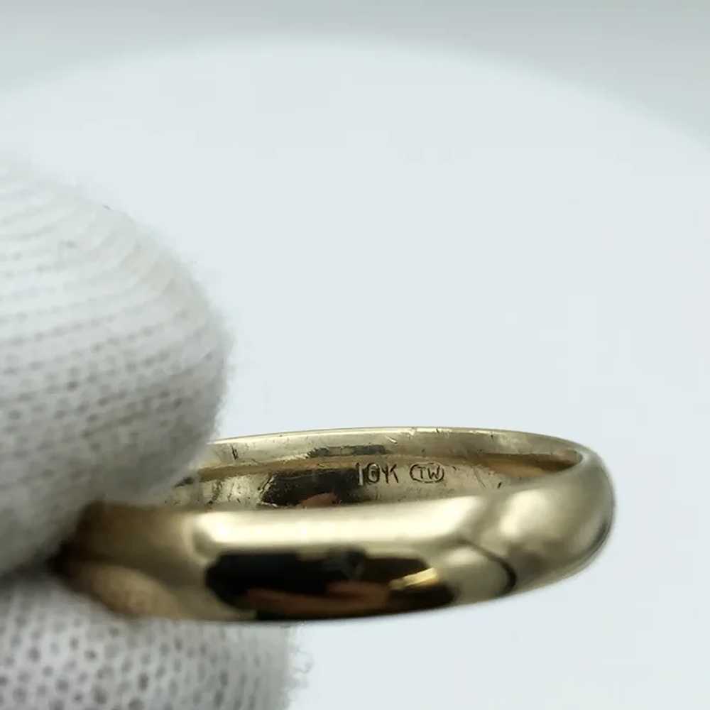 10K 4mm Gold Band - image 4