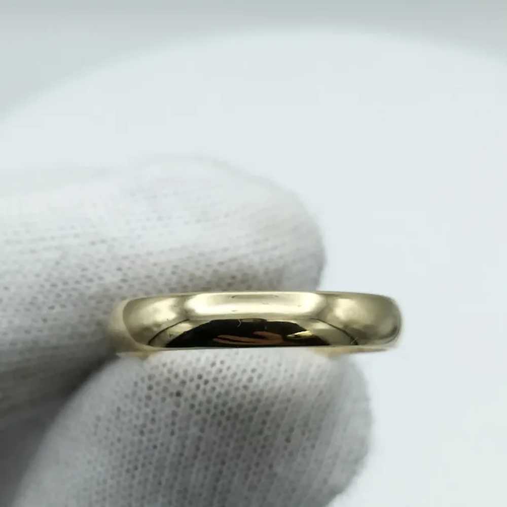 10K 4mm Gold Band - image 5