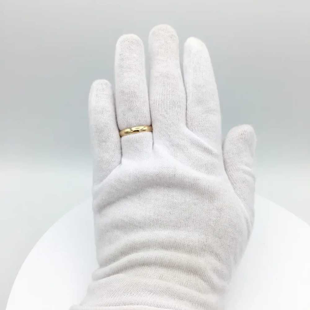 10K 4mm Gold Band - image 6