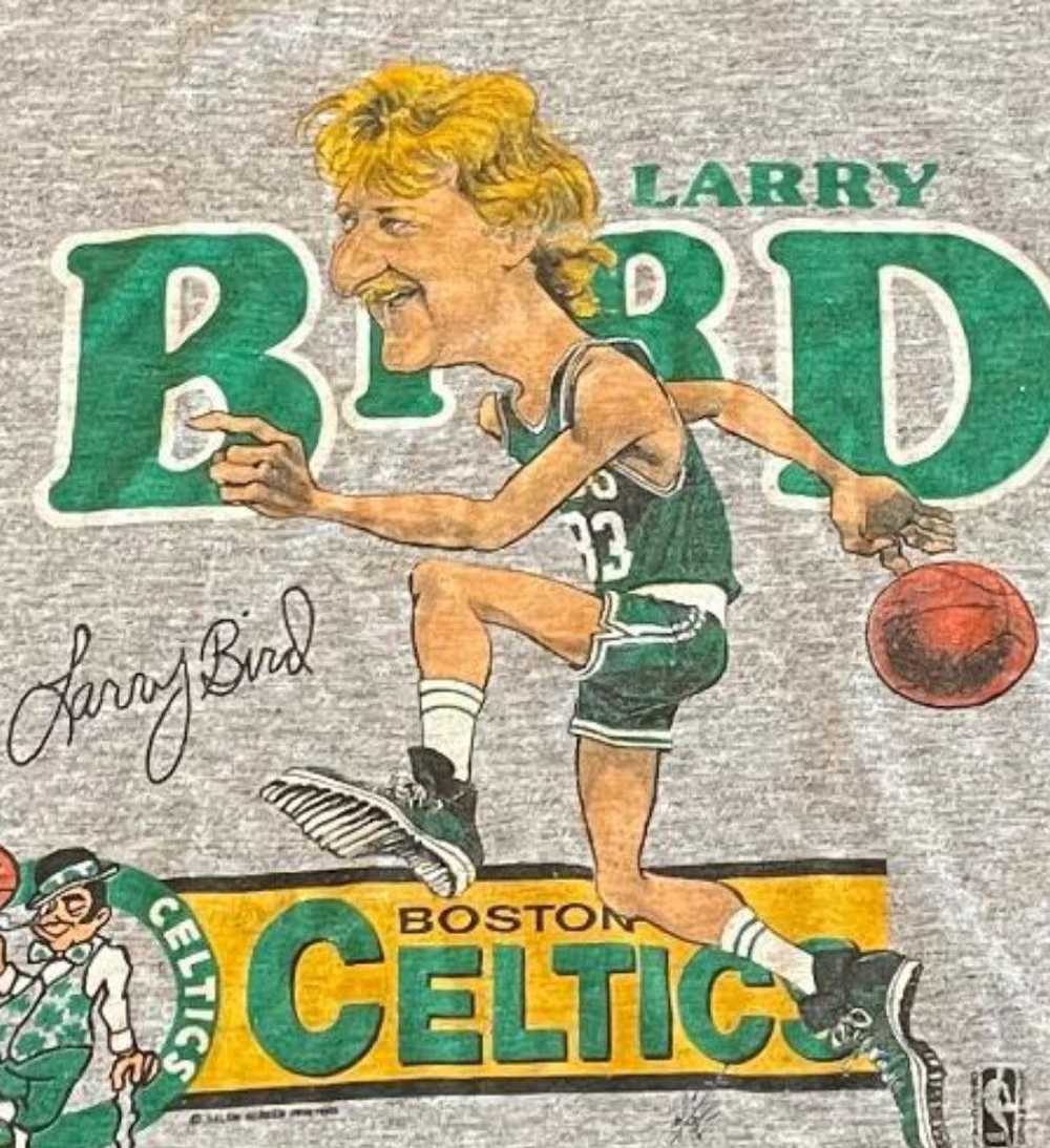 Salem Sportswear Larry Bird Boston Celtics Tee - image 1