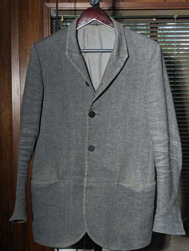 Label Under Construction Wool Pocket Seam Blazer