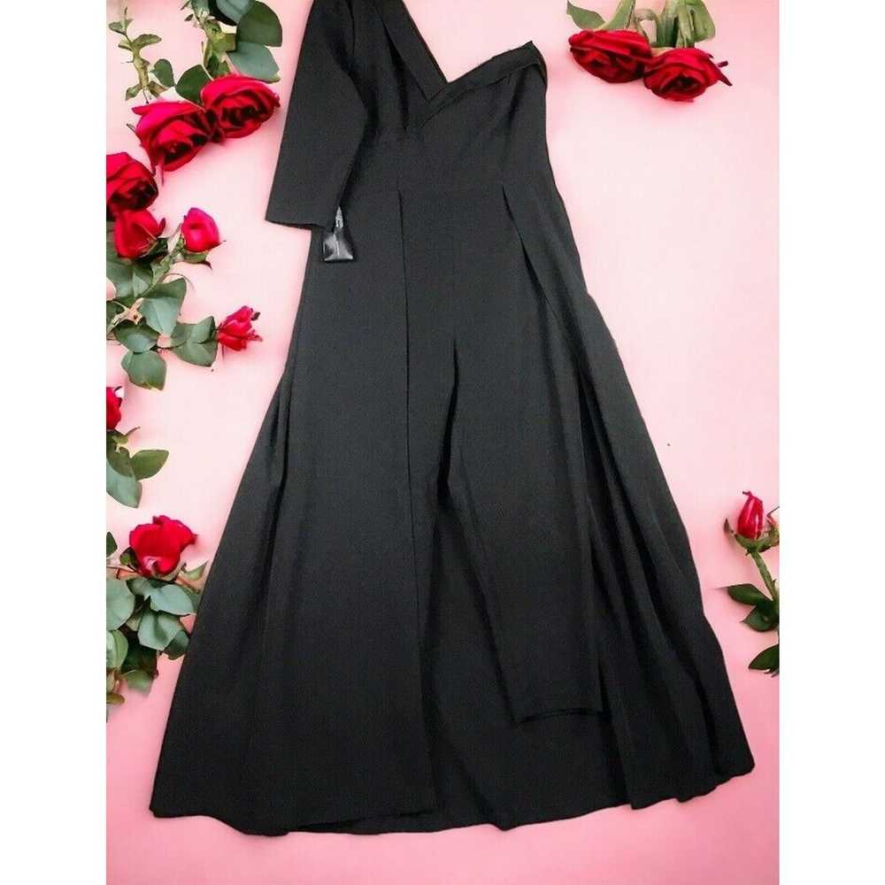 Kay Unger Womens Size 14 Black Dress Jumpsuit One… - image 1