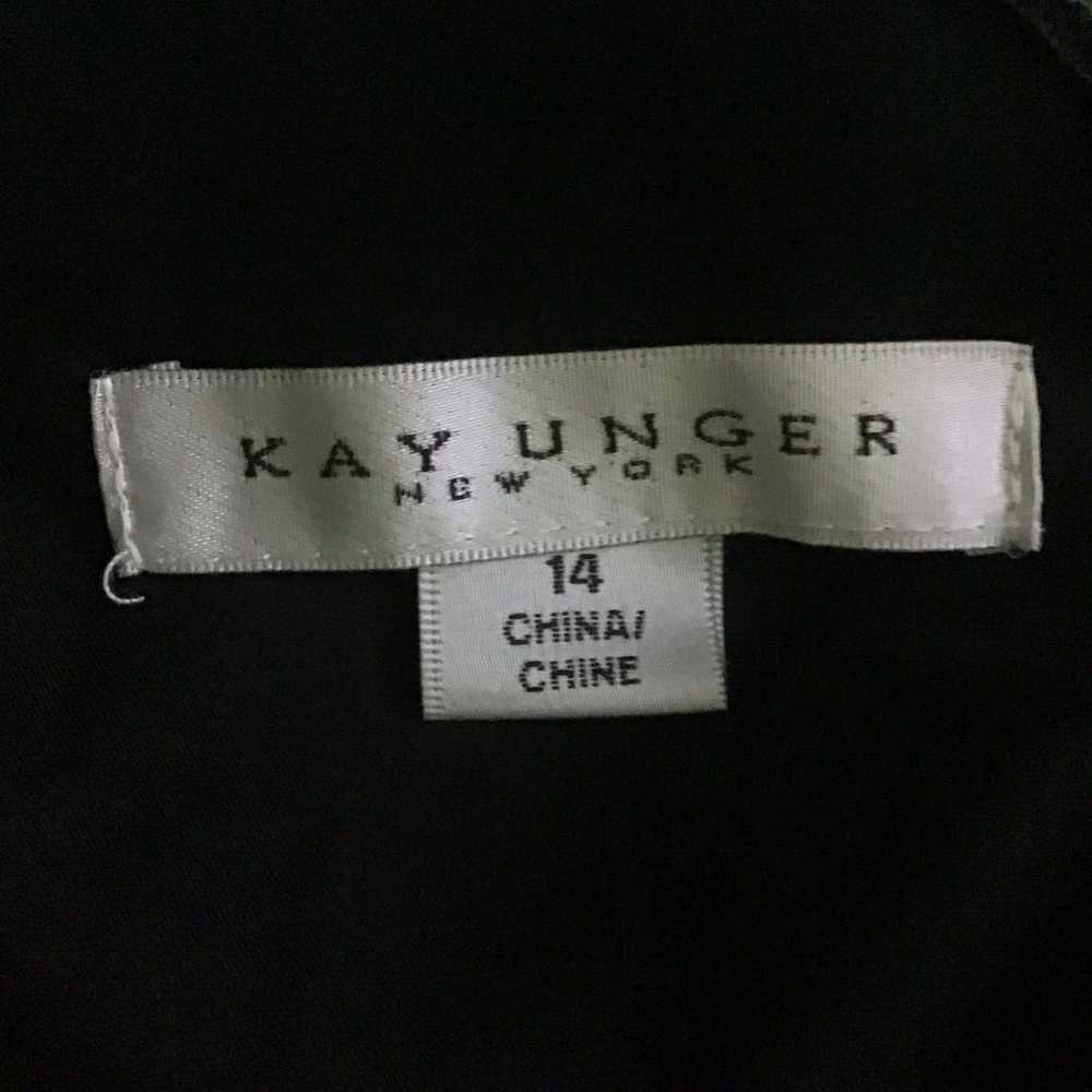 Kay Unger Womens Size 14 Black Dress Jumpsuit One… - image 3