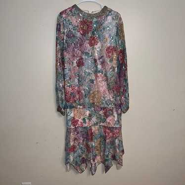 Vintage Judith Ann Creations Neiman Marcus Floral… - image 1