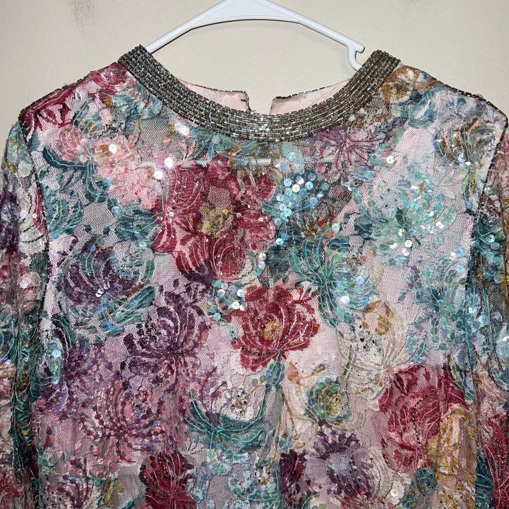 Vintage Judith Ann Creations Neiman Marcus Floral… - image 4