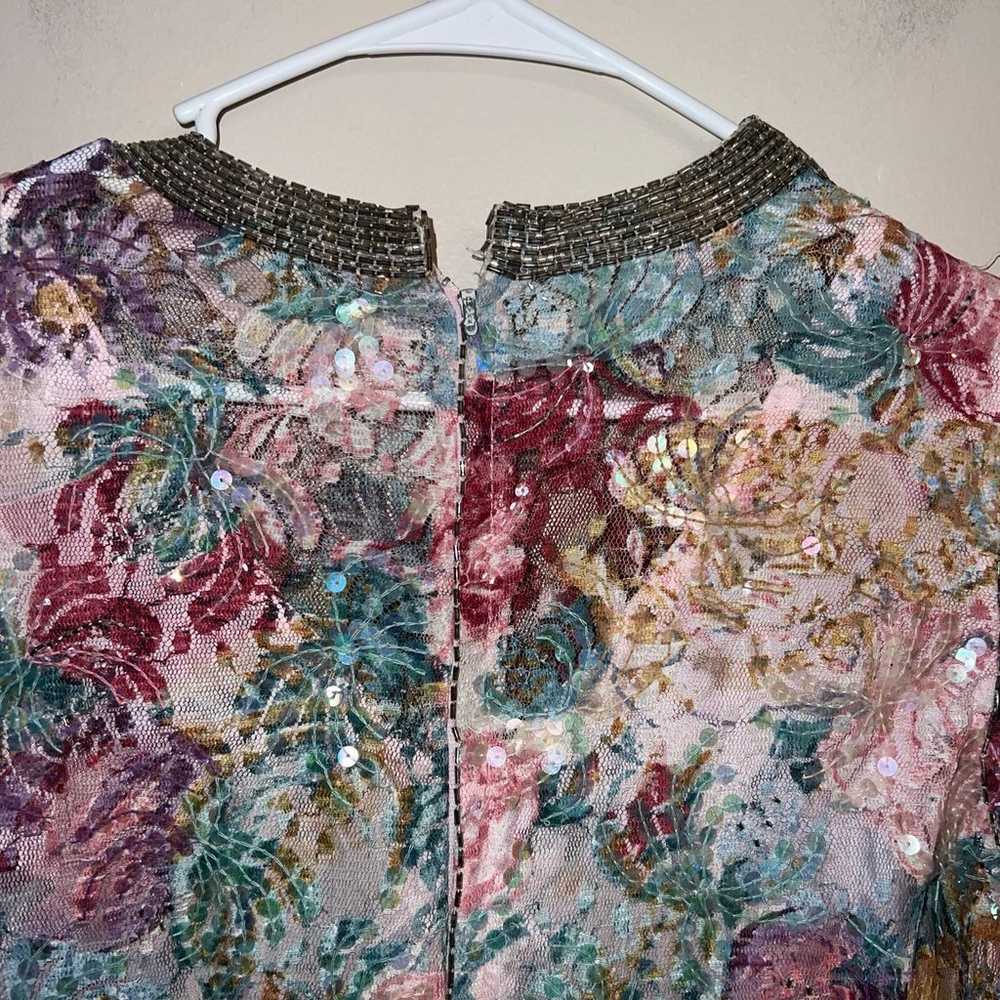 Vintage Judith Ann Creations Neiman Marcus Floral… - image 6