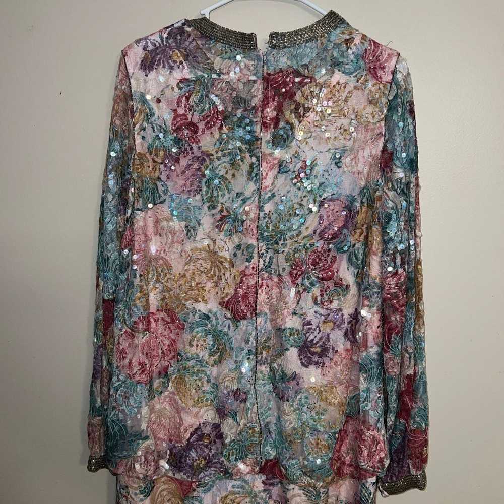 Vintage Judith Ann Creations Neiman Marcus Floral… - image 7