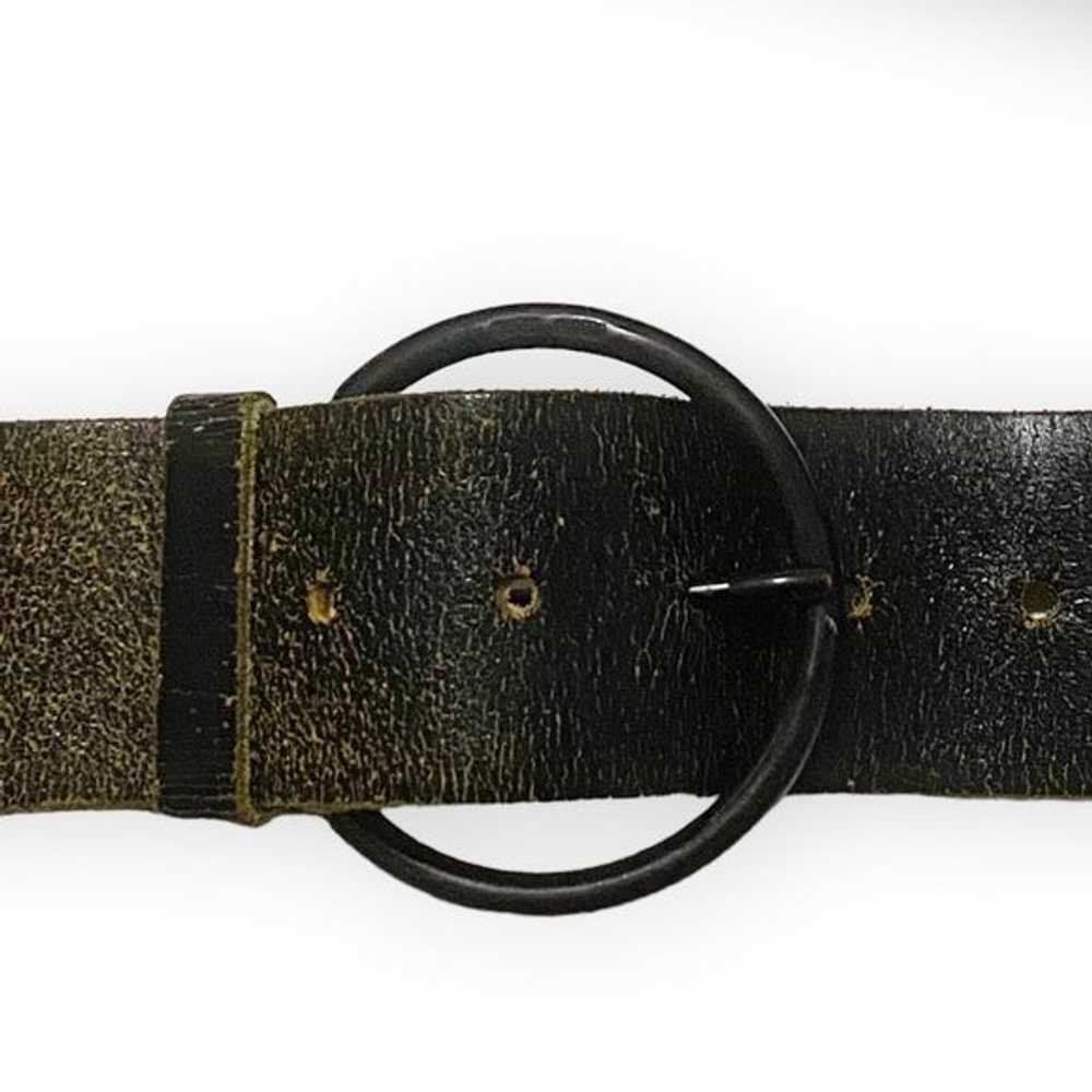 Miu Miu Miu Miu Brown Belt, Distressed Leather, W… - image 7