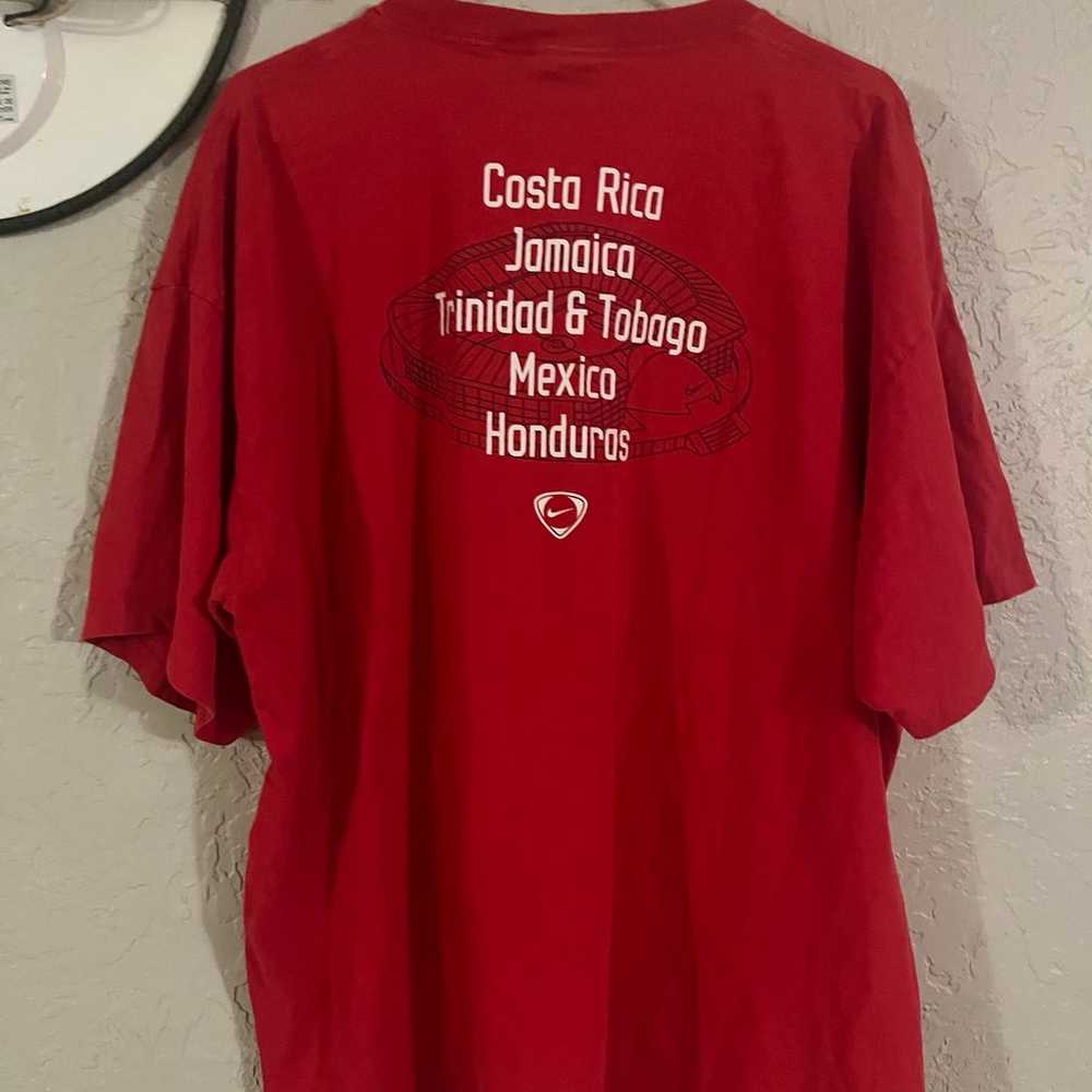 Vintage rare USMNT soccer jersey Nike tshirt - image 2