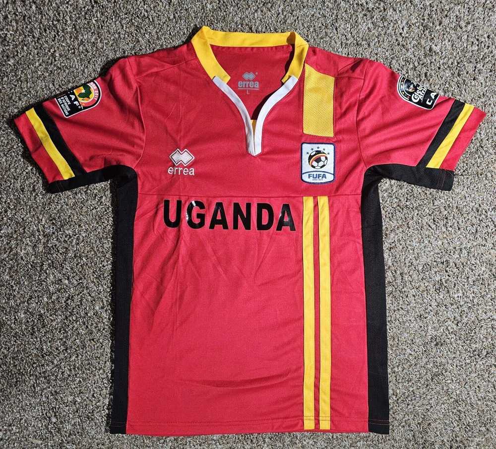 Designer FUFA Uganda Soccer Jersey Youth L Gabon2… - image 1