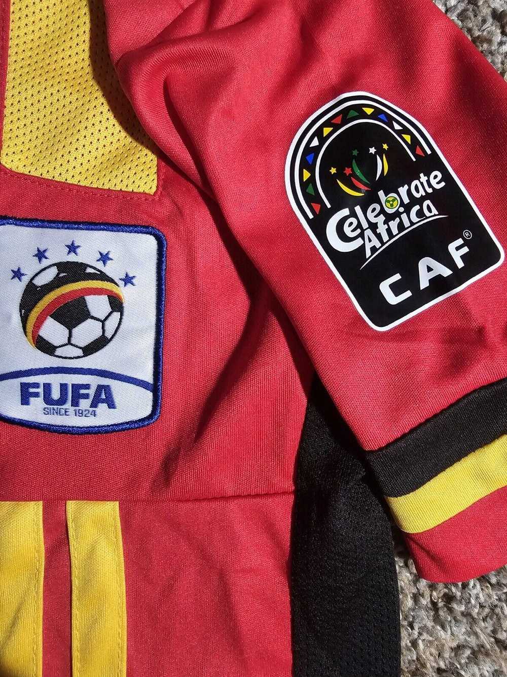 Designer FUFA Uganda Soccer Jersey Youth L Gabon2… - image 5