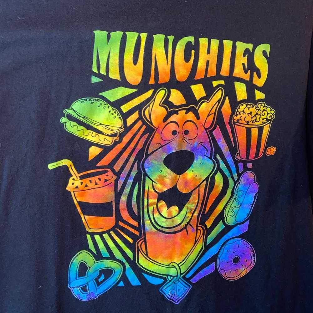 Scooby-Doo Mens L LARGE T-Shirt Graphic Tee Munch… - image 3