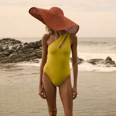 Zara asymmetric swimsuit - Gem