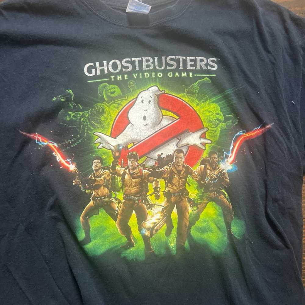 Vintage Men's Ghostbusters The Video Game Promo T… - image 2