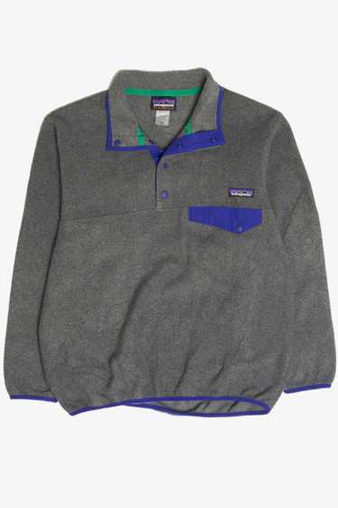 Patagonia Gray/Blue Synchilla Pullover