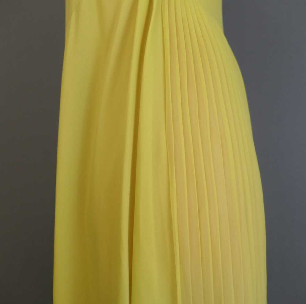 Vintage 1950s Yellow Green Nightgown with Sheer C… - image 11