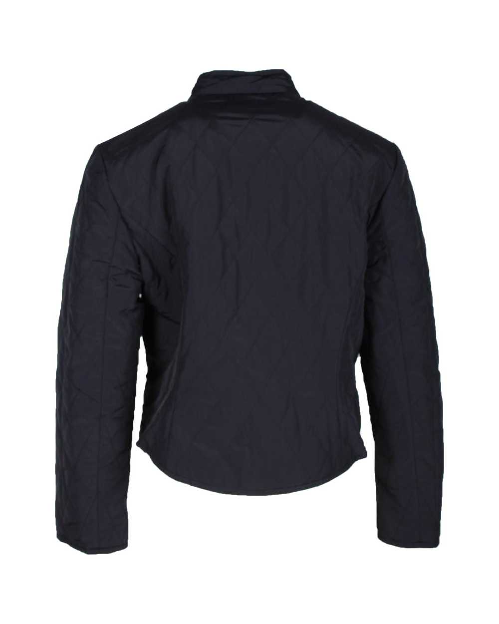 Hermes Quilted Reversible Jacket in Navy Blue Pol… - image 5