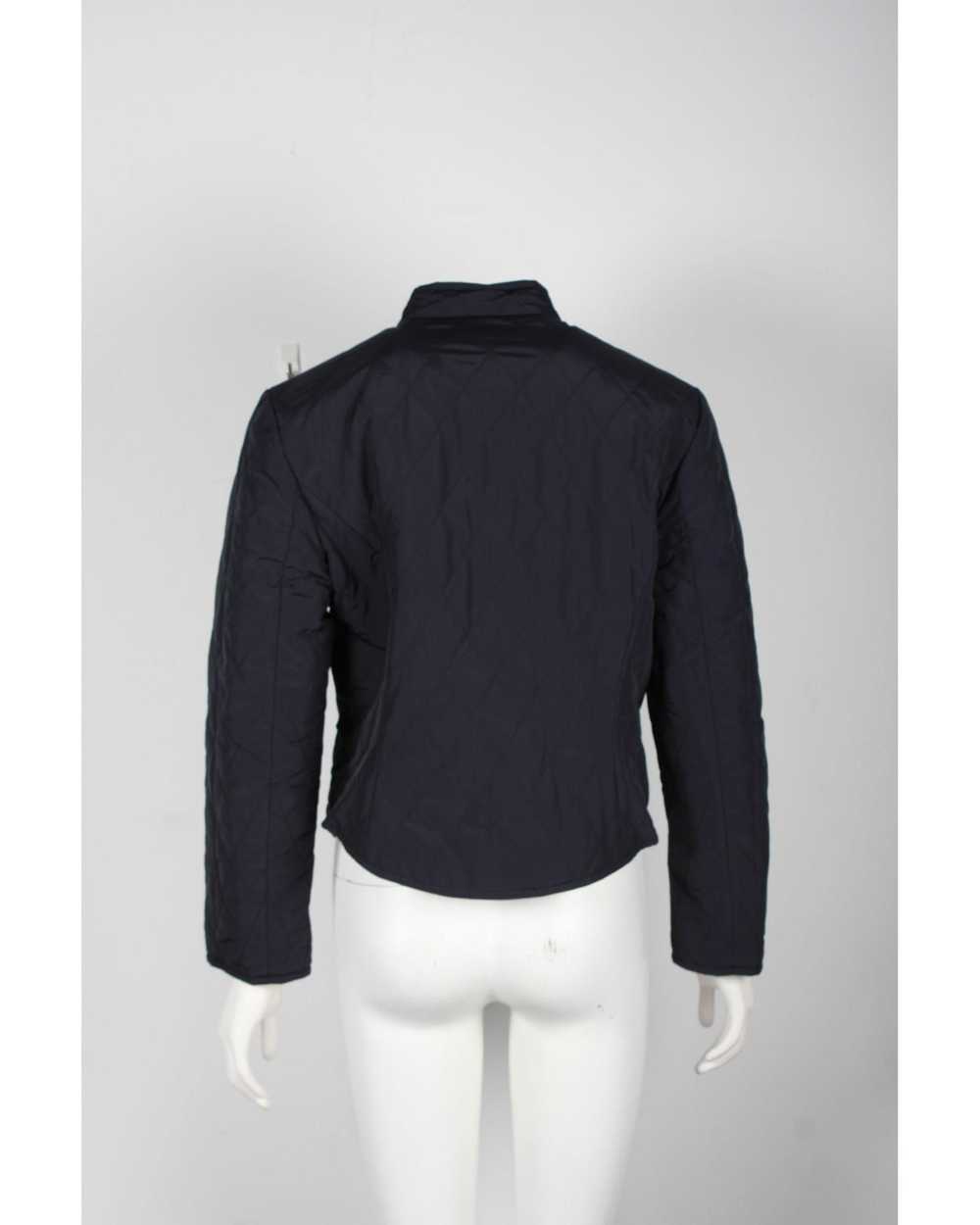 Hermes Quilted Reversible Jacket in Navy Blue Pol… - image 6