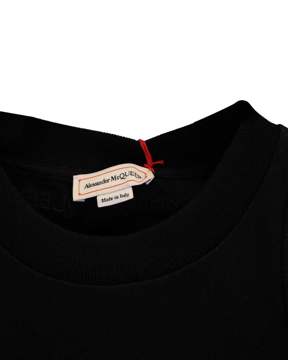 Alexander McQueen Gathered Mini Dress in Black Co… - image 3