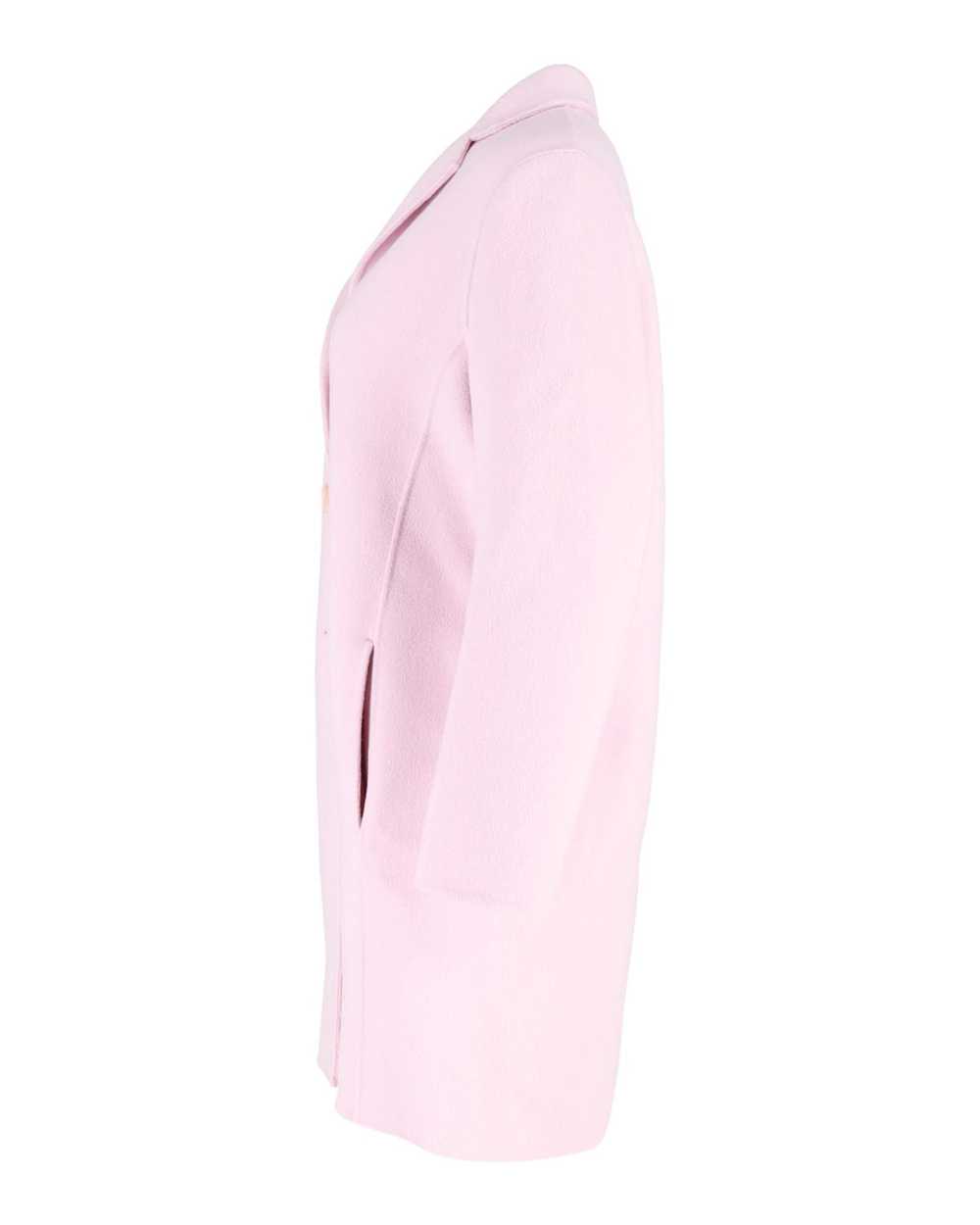 Acne Studios Premium Wool Long Coat in Soft Pink - image 3