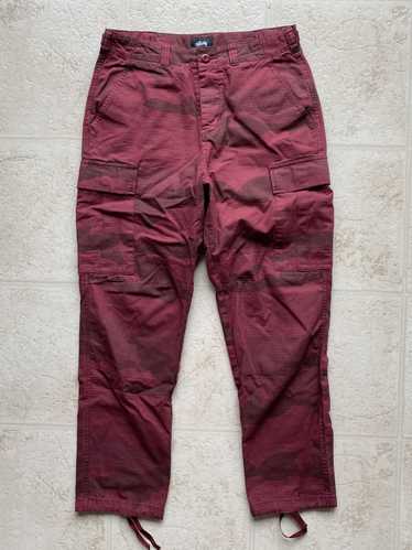 Stussy Stussy Red Camo Ripstop Cargo Pants