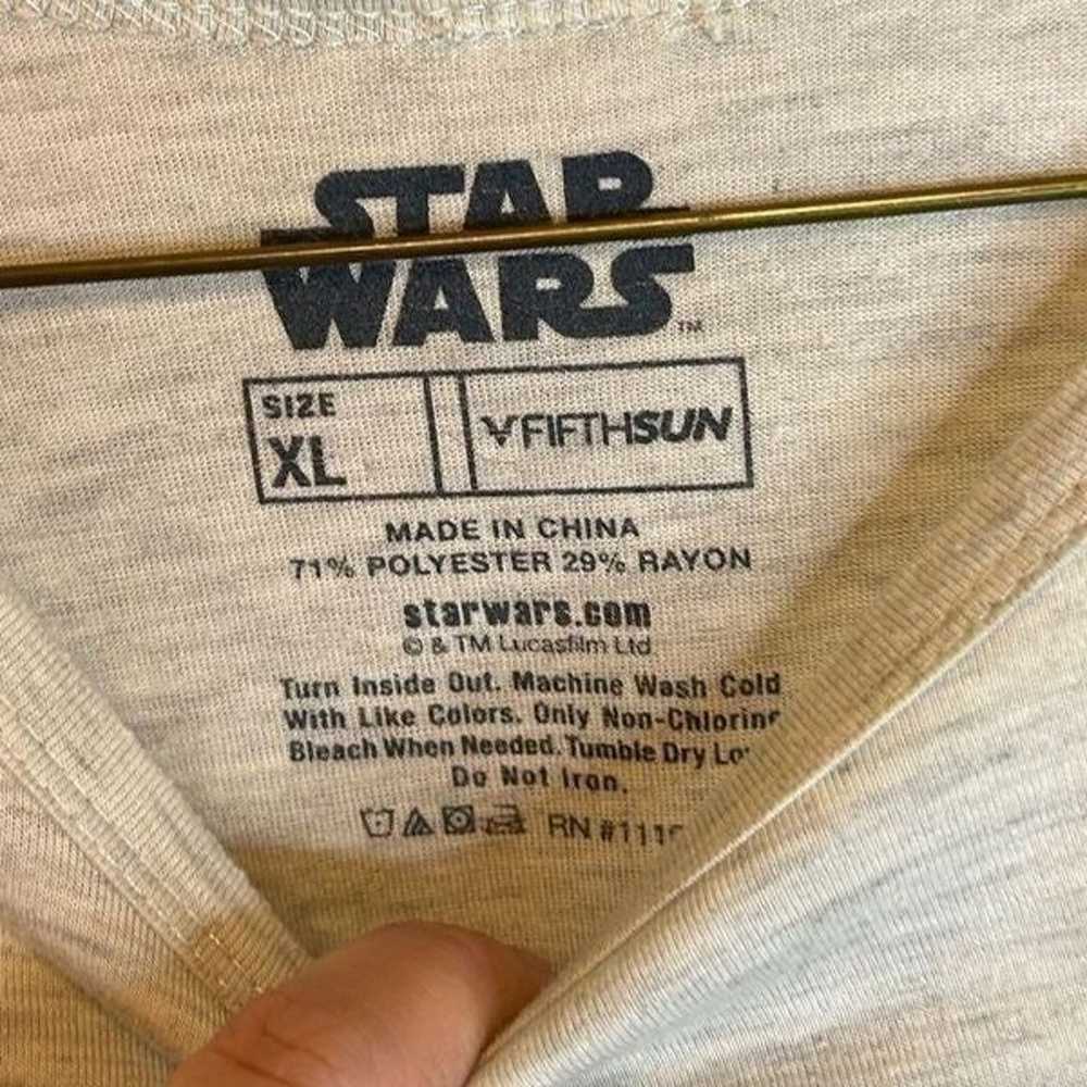 XL Star Wars by Fifth Sun Grey T-Shirt - image 4