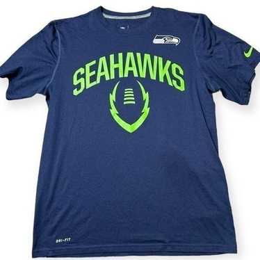 Nike Men's Blue Green NFL Team Apparel Seattle Se… - image 1