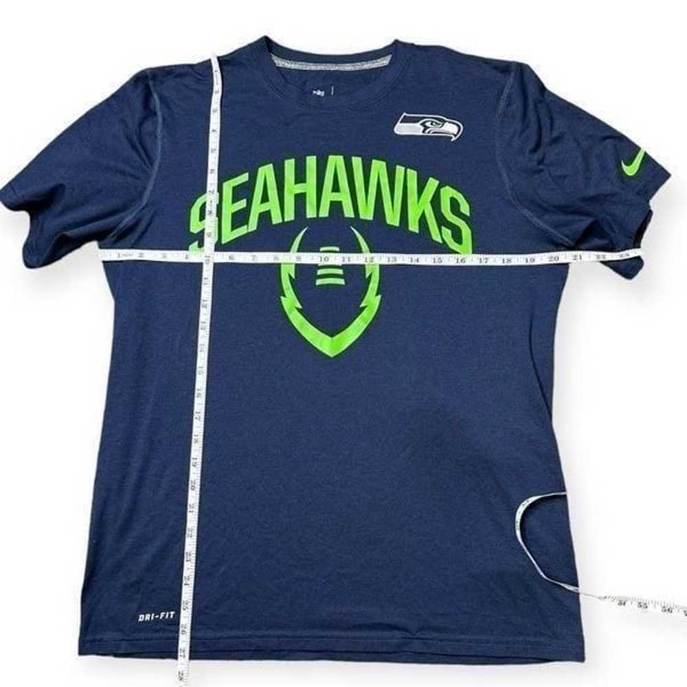 Nike Men's Blue Green NFL Team Apparel Seattle Se… - image 4