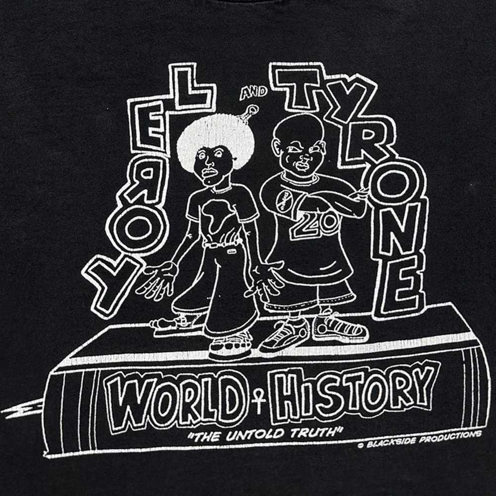 Vintage Leroy and Tyrone World History T-Shirt - image 3