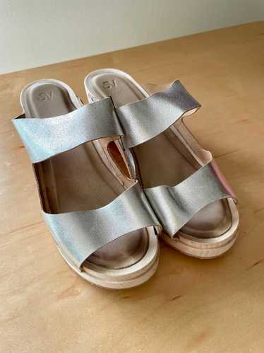 Santa Venetia Leather clog sandal (39) | Used,…