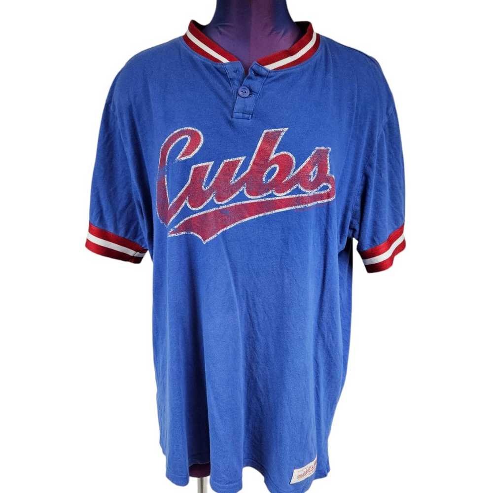 Mitchell & Ness MLB Chicago Cubs Henley Tee-Shirt… - image 11