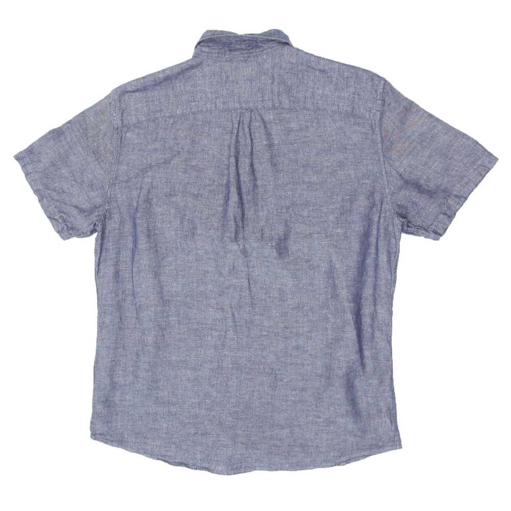 Mens GAP Standard Fit Short Sleeve Linen Shirt - image 2