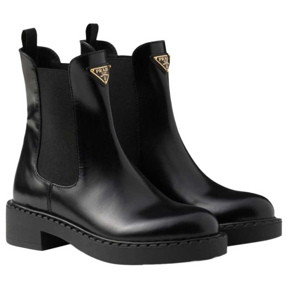 Prada Leather boots - image 1