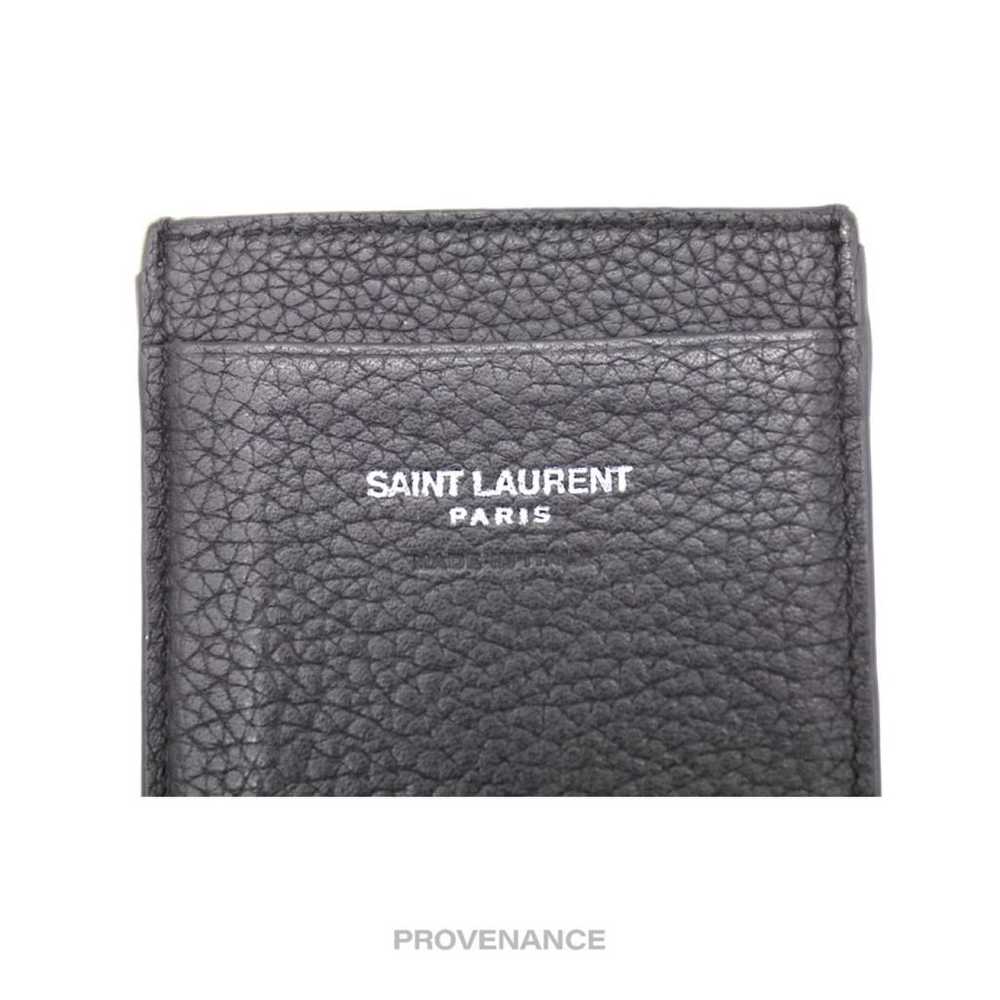 Saint Laurent Leather card wallet - image 3