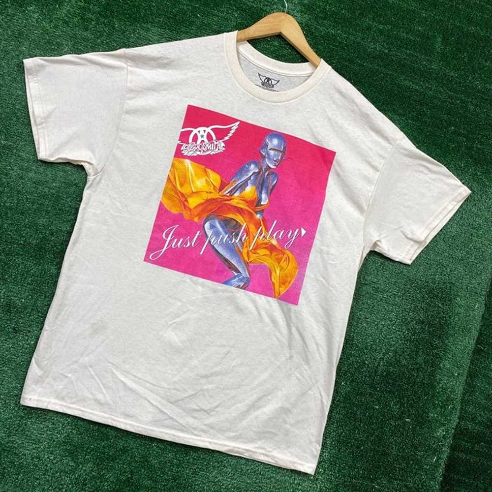 Aerosmith Just push Play Album Tshirt size extra … - image 3