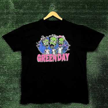 Green Day Zombies Punk Rock Band T-Shirt Size Extr
