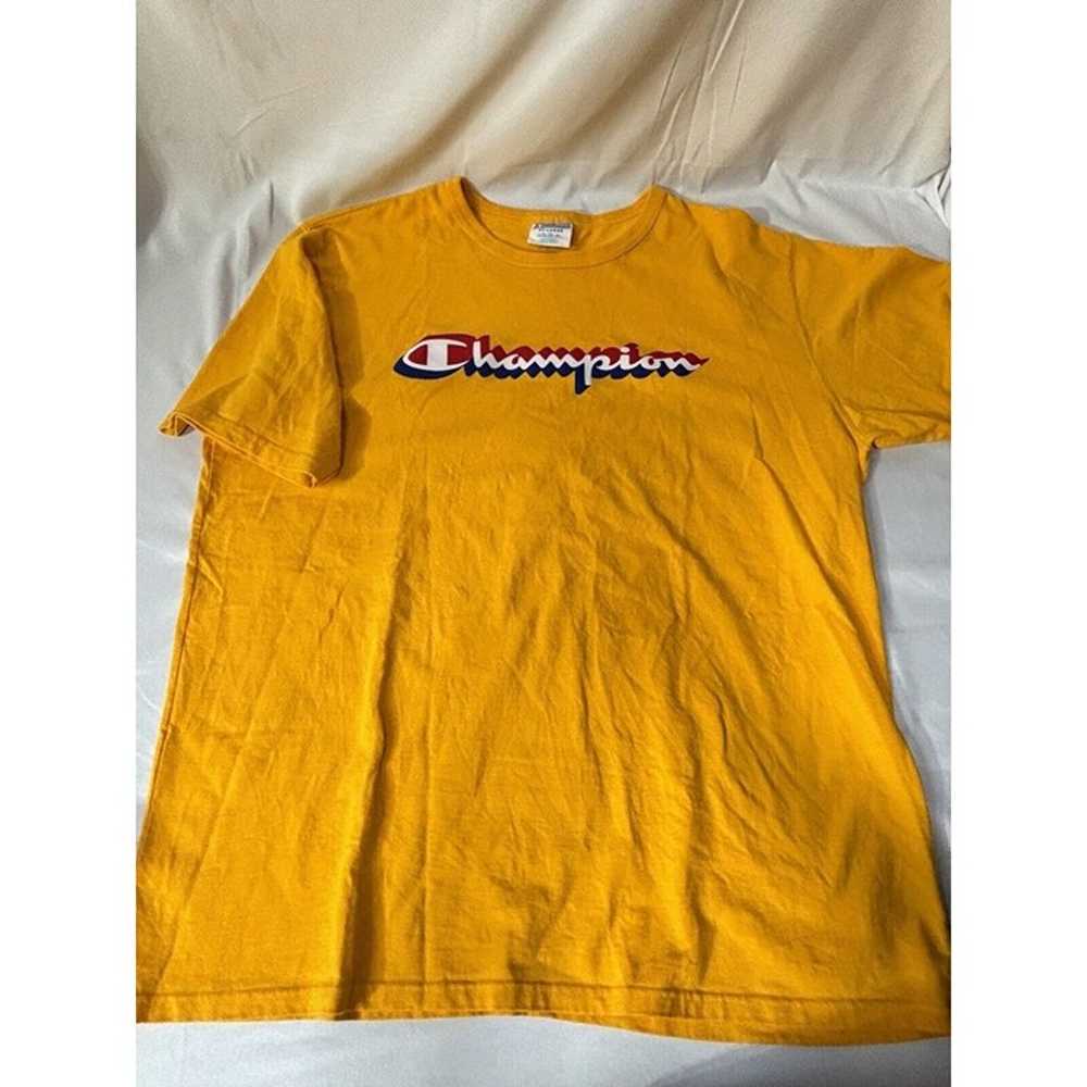 Vtg 80’s Champion Shawdow Spellout T-Shirt 2XLarg… - image 2