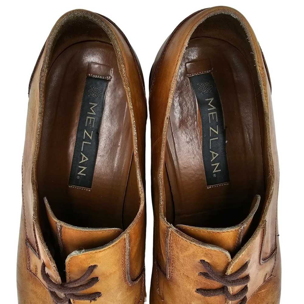 Mezlan Rare Unique Mezlan Fasoli Men 10.5 Brown L… - image 10