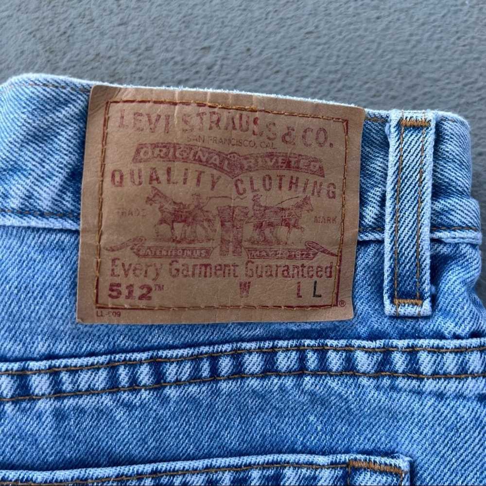 Levi's Vintage Levi’s 512 slim fit tapered leg je… - image 2