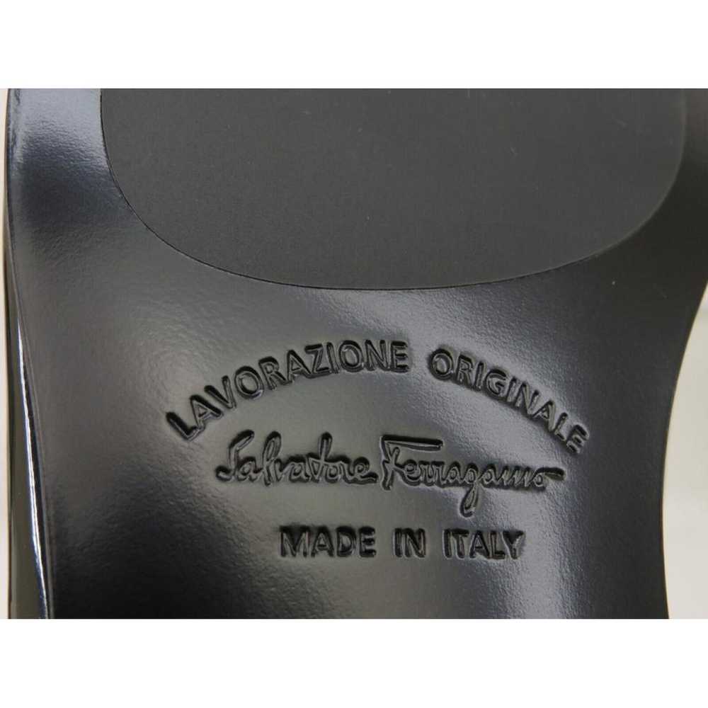 Salvatore Ferragamo Patent leather lace ups - image 11