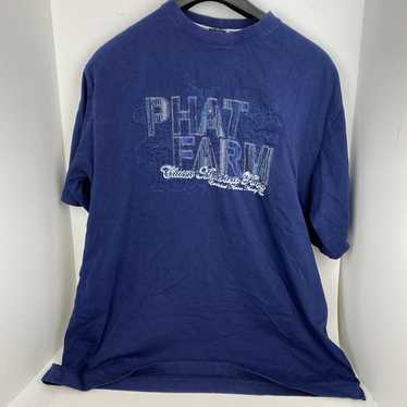 Vintage Phat Farm Streetwear Navy T-shirt Mens XL