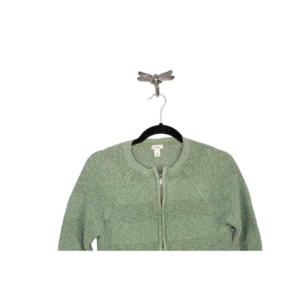 Cotton × L.L. Bean LL Bean Green 100% Cotton Knit… - image 3