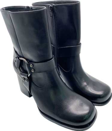 RAYE Black Leather Ankle Boots UK Size 5