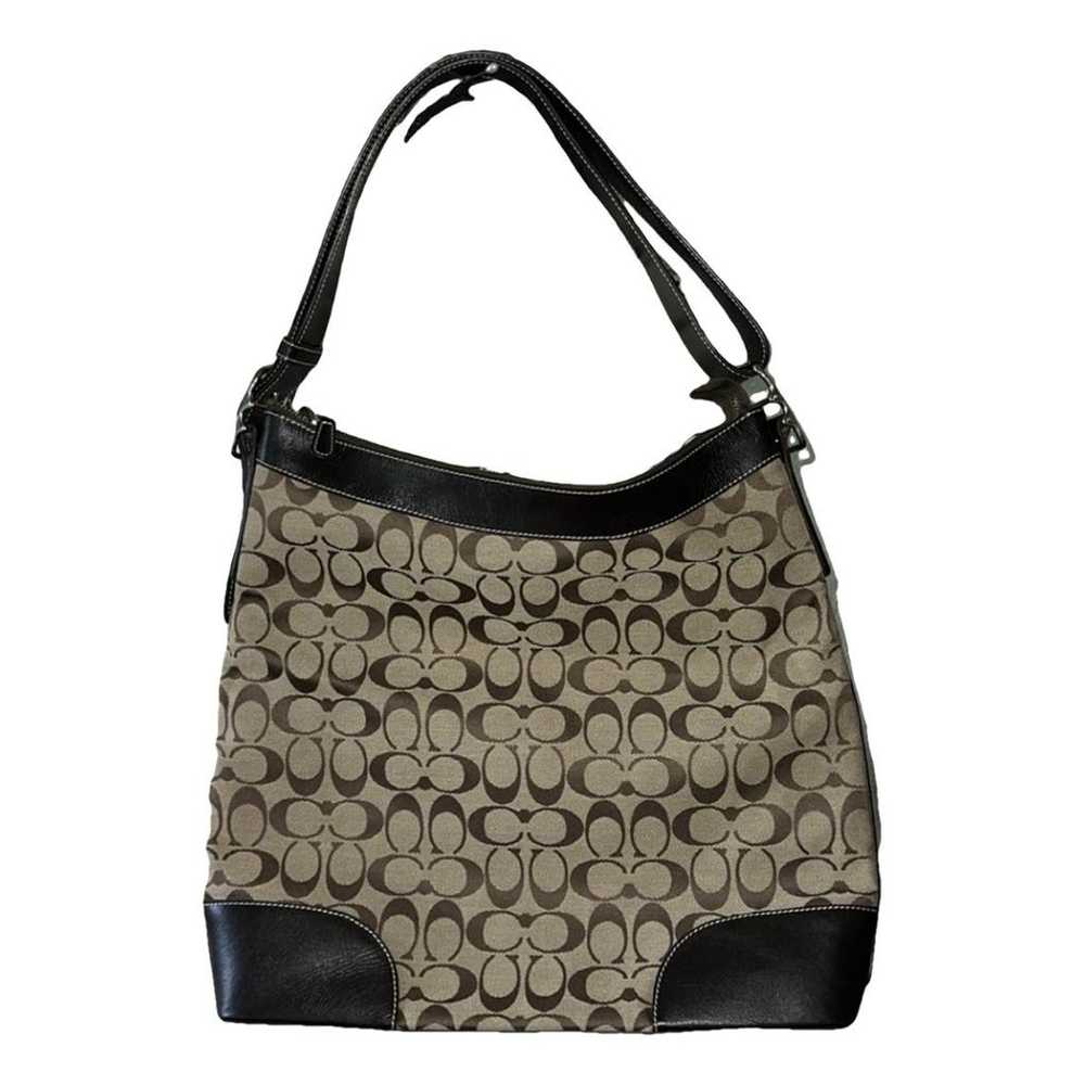 Coach Edie cloth handbag - image 1