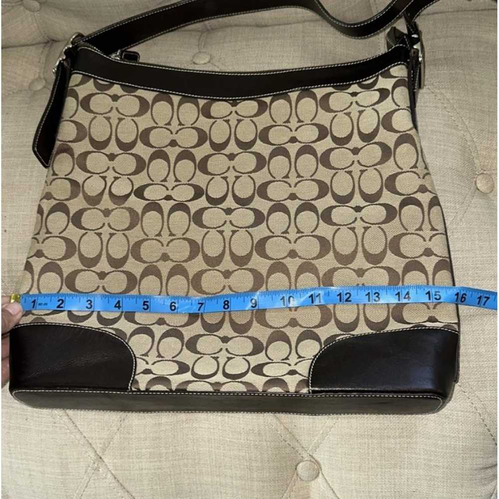 Coach Edie cloth handbag - image 7