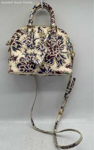 Tory Burch Beige Floral Print Handbag
