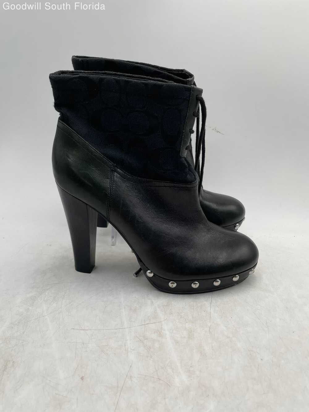 Coach Womens Black Shoes Size 7.5 - image 2