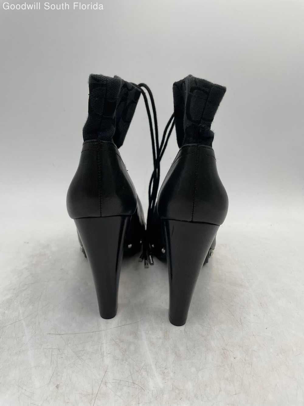 Coach Womens Black Shoes Size 7.5 - image 4