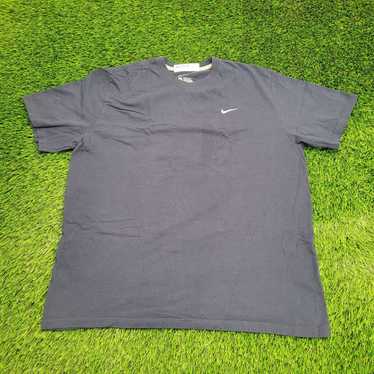 Nike NIKE Shirt Womens 2XL 25x29 Navy Blue White … - image 1