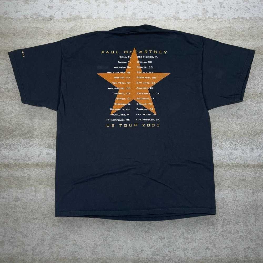 Vintage Paul McCartney US Tour T Shirt Concert Je… - image 2